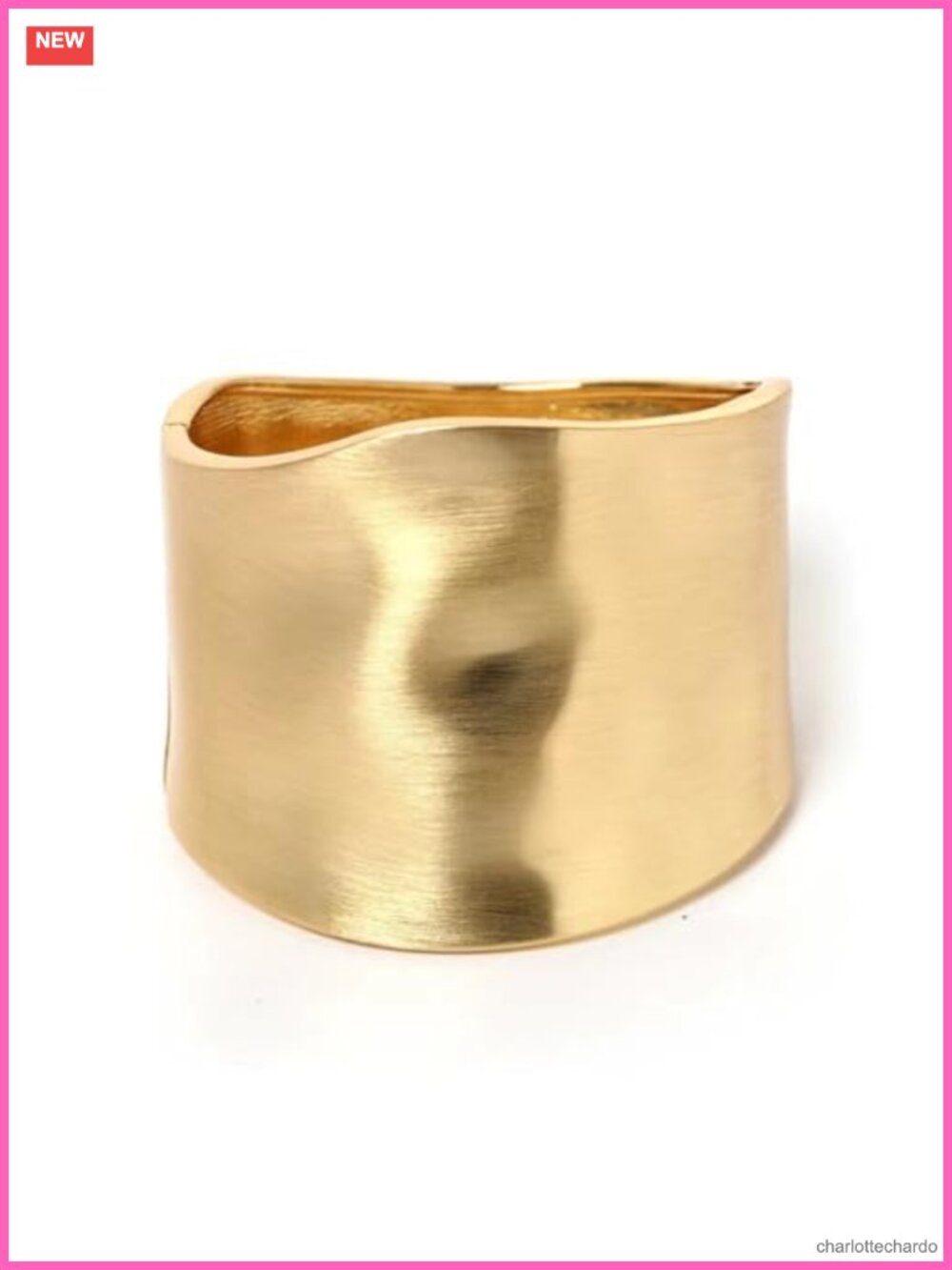 14K Gold Plated Bangle Bracelet Set for Women Trendy Wide Hinged